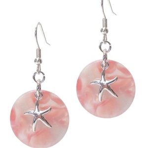 Starfish Beach Charm Earrings